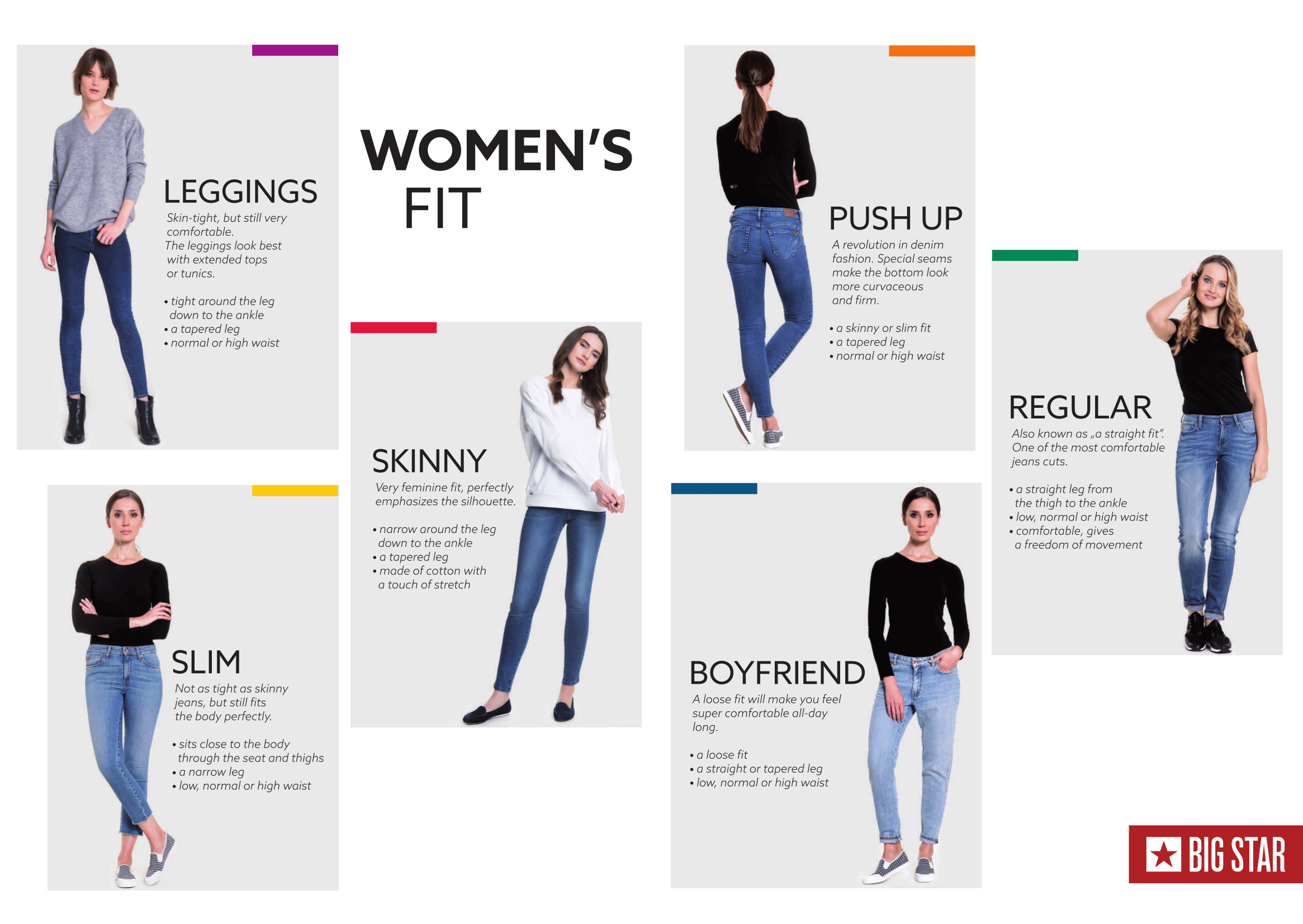 Women S Big Star Jeans Size Chart